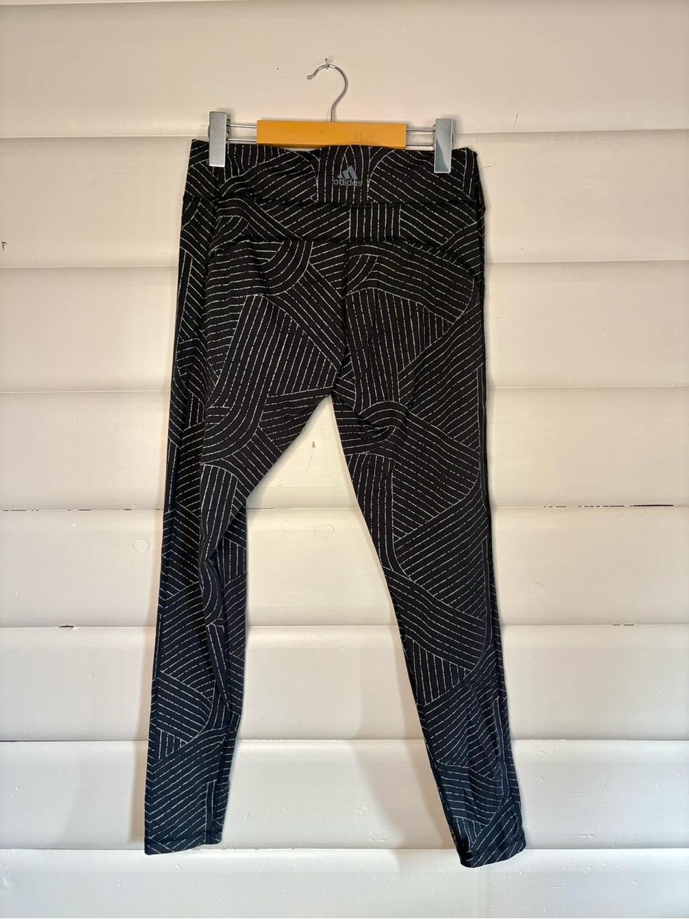 Adidas High Rise Printed Workout Leggings Black Size M - Picture 5 of 6